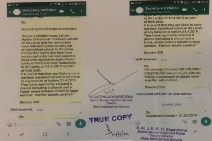 Screenshots Expose Before 2019 Easter Attacks