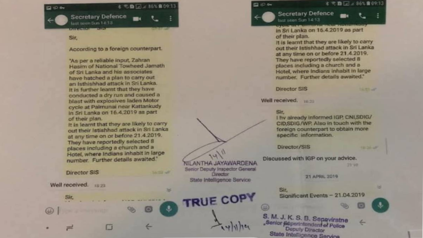Screenshots Expose Before 2019 Easter Attacks
